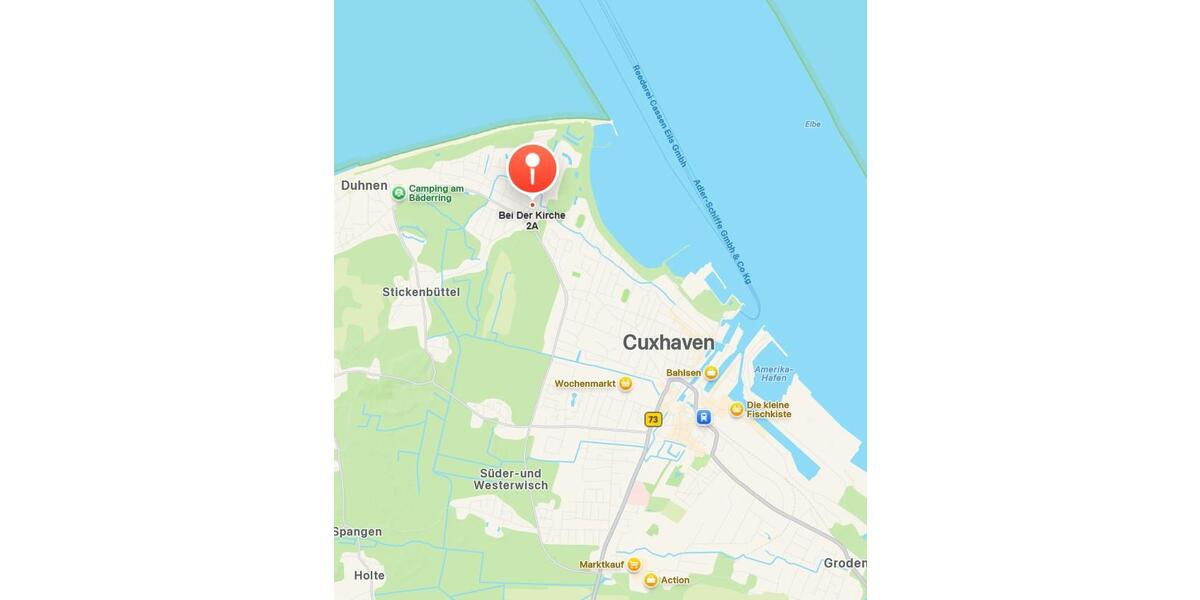 Etagenwohnung Cuxhaven Duhnen - 2 Zimmer, 64 m&sup2;, 992&euro; | Angebot:26251143