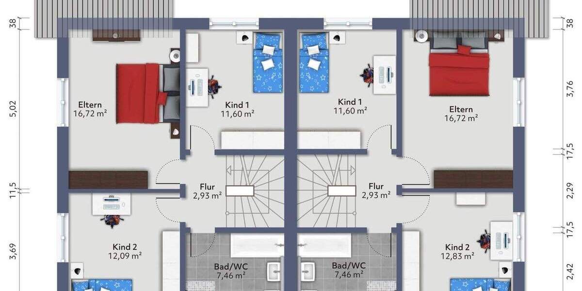 Doppelhaushälfte Schloß Holte-Stukenbrock Sende - 5 Zimmer, 136 m&sup2;, 476.000&euro; | Angebot:25067453