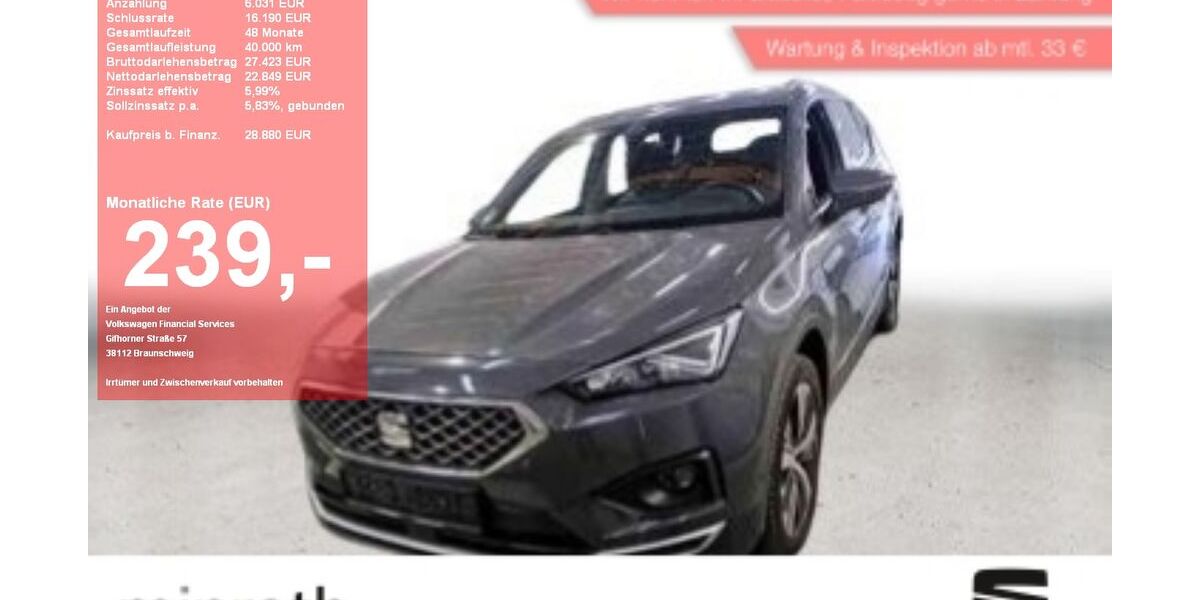 Seat Tarraco 38.024 km 28.880 &euro; Moers-Hülsdonk 47441