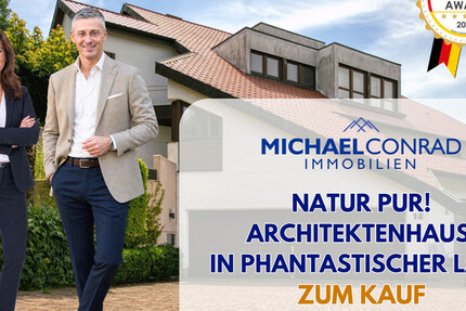 Natur pur! Außergewöhnliches Architektenhaus in traumhafter Lage und mit Einliegerwohnung - Haus Schmelz | Angebot:27010420