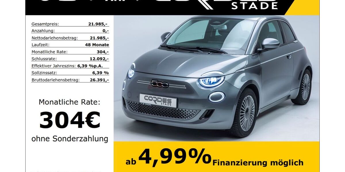 Fiat 500e 15.728 km 18.985 &euro; Stade 21680