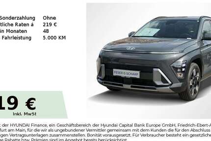 Hyundai KONA 7.500 km 27.949 € Fürth 90763