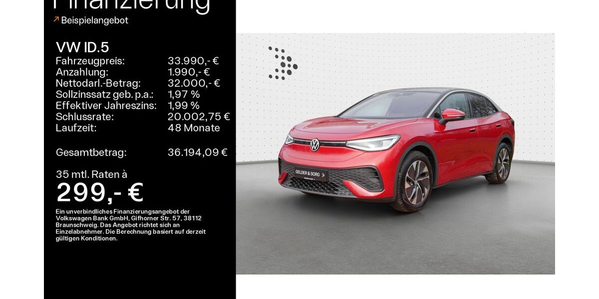 VW ID.5 8.950 km 33.380 &euro; Ebern 96106