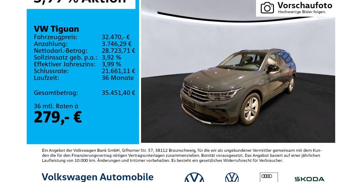 VW Tiguan 19.980 km 32.470 &euro; Leipzig 04277