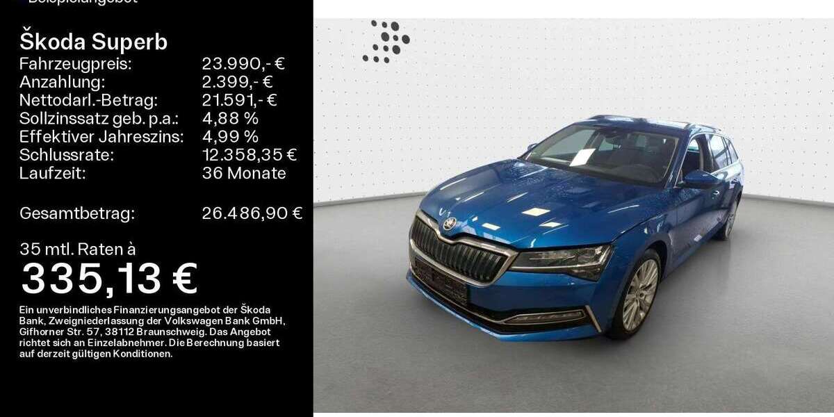 Skoda Superb 86.000 km 23.990 &euro; Sand am Main 97522