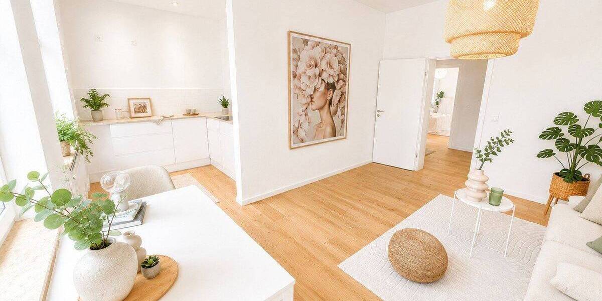 Etagenwohnung Erfurt Andreasvorstadt - 3 Zimmer, 70 m&sup2;, 259.900&euro; | Angebot:26903118