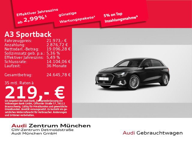 Audi A3 30.247 km 21.973 &euro; München 80935