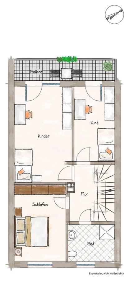 Renoviertes Reihenmittelhaus in ruhiger Lage von GT-Avenwedde! zimmer