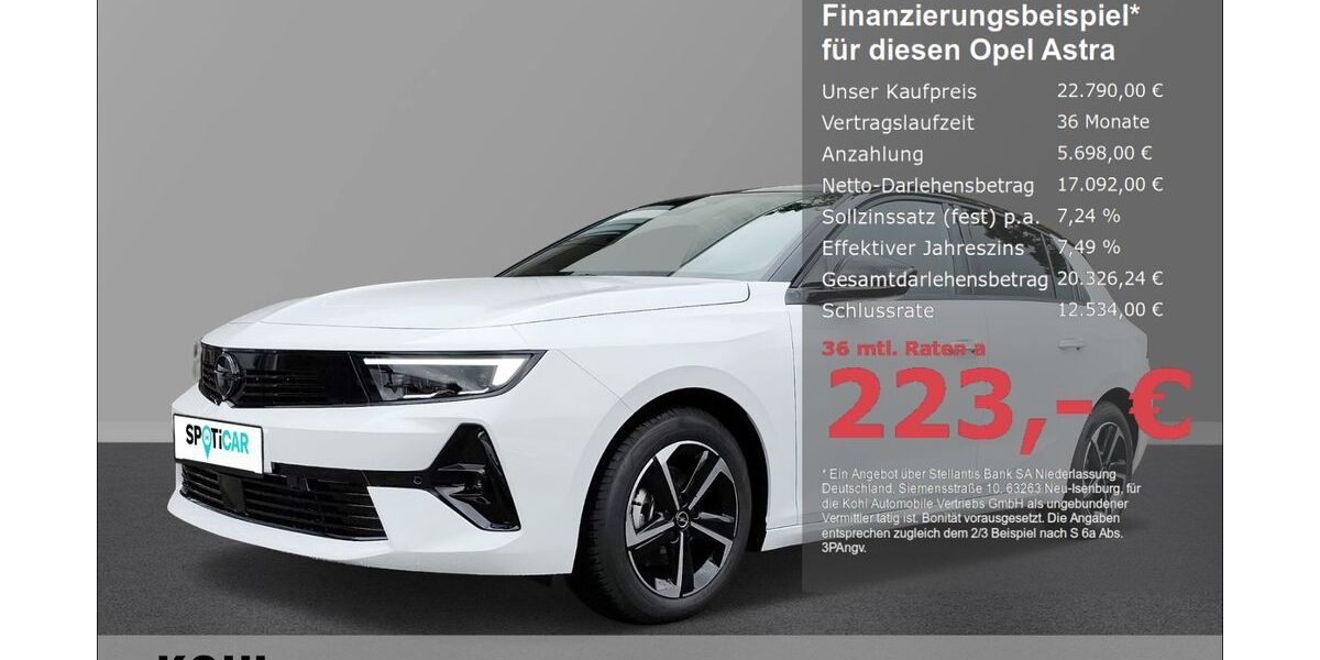 Opel Astra 17.800 km 22.790 &euro; Aachen 52078