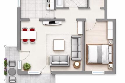 Wohnung Woltersdorf - 2 Zimmer, 62 m&sup2;, 930&euro; | Angebot:25080138