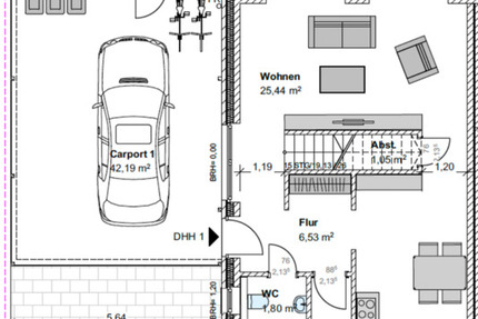 Warmvermietung! Neubau Doppelhaushälfte zur Miete; Fürstenau 4 zimmer
