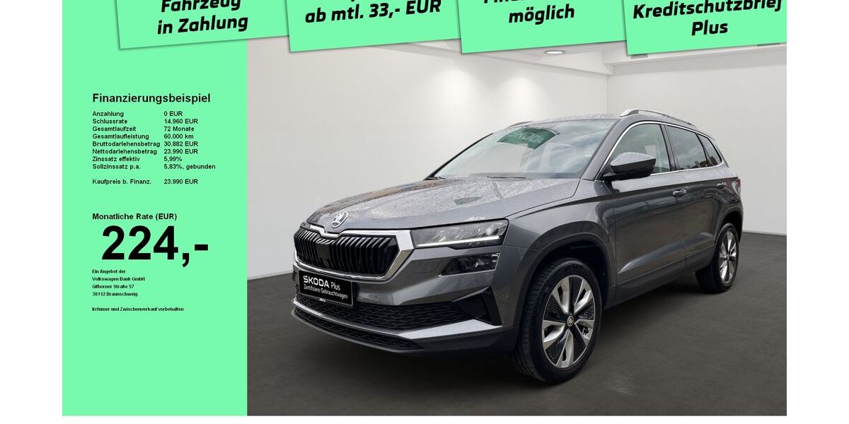 Skoda Karoq 14.300 km 23.990 &euro; Wangen im Allgäu 88239