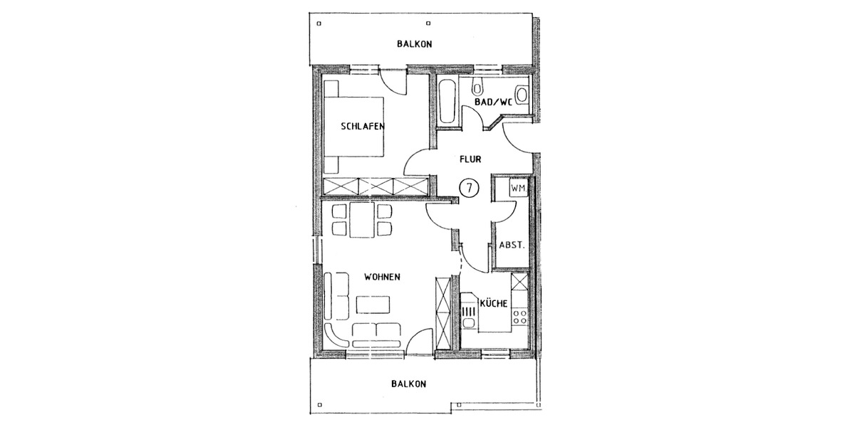 Dachgeschoßwohnung Albbruck - 2.5 Zimmer, 75 m&sup2;, 760&euro; | Angebot:26423659