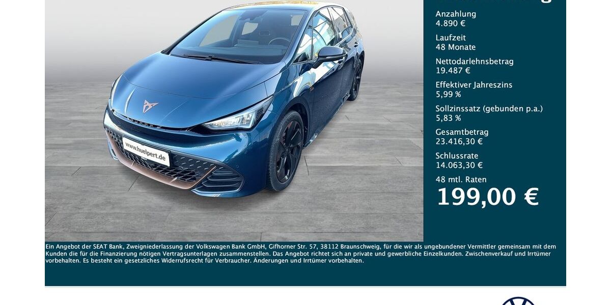 Cupra Born 29.482 km 24.377 &euro; Dortmund 44379