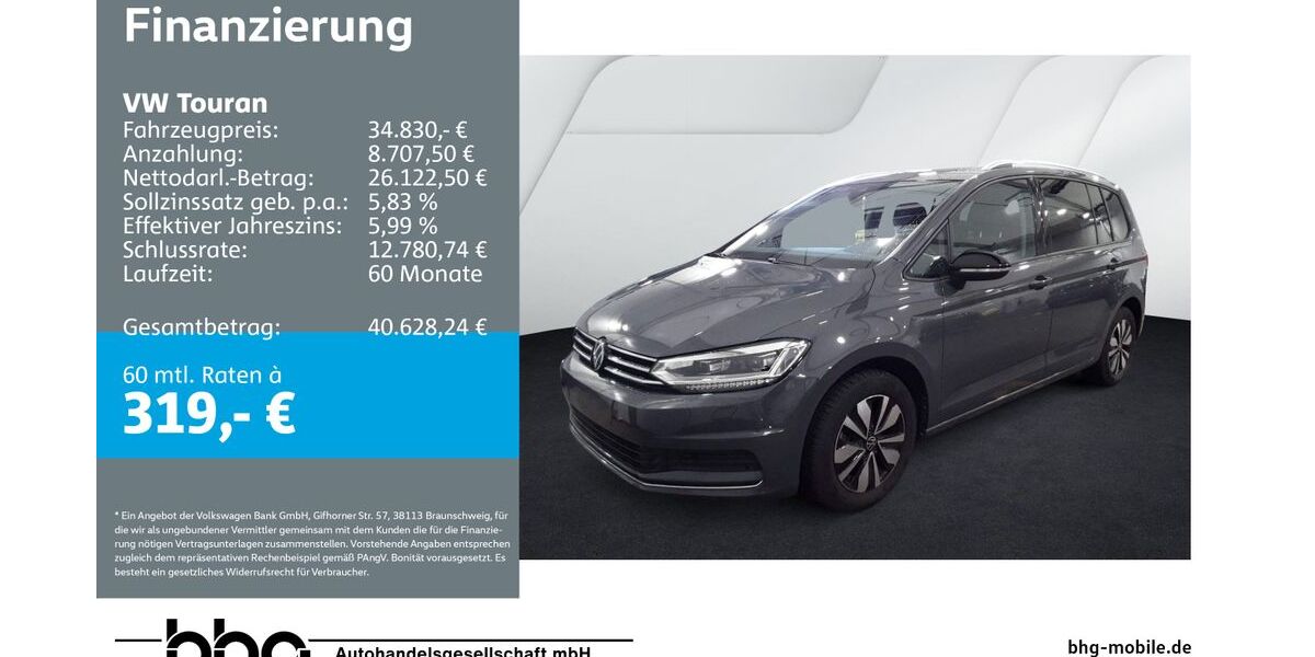 VW Touran 25.664 km 34.830 &euro; Ettlingen 76275
