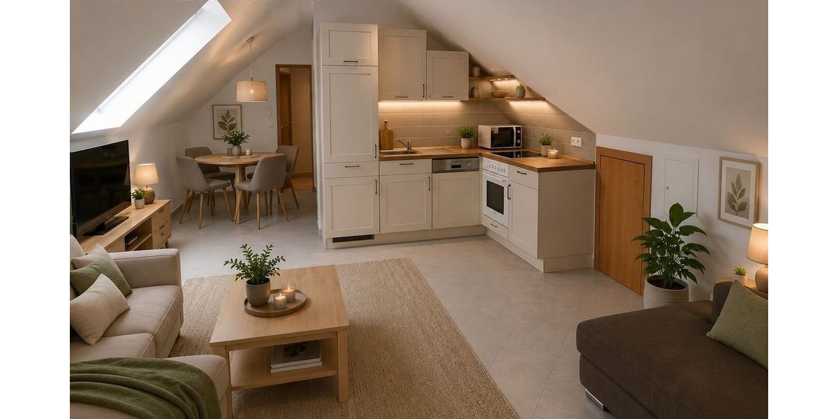 DG-Wohnung in guter Lage-WFL ca. 70 m² inkl. Kfz-Stellplatz unmöbliert langfristig zu vermieten - ab sofort. - Dachgeschoßwohnung Neunburg vorm Wald | Angebot:26934946