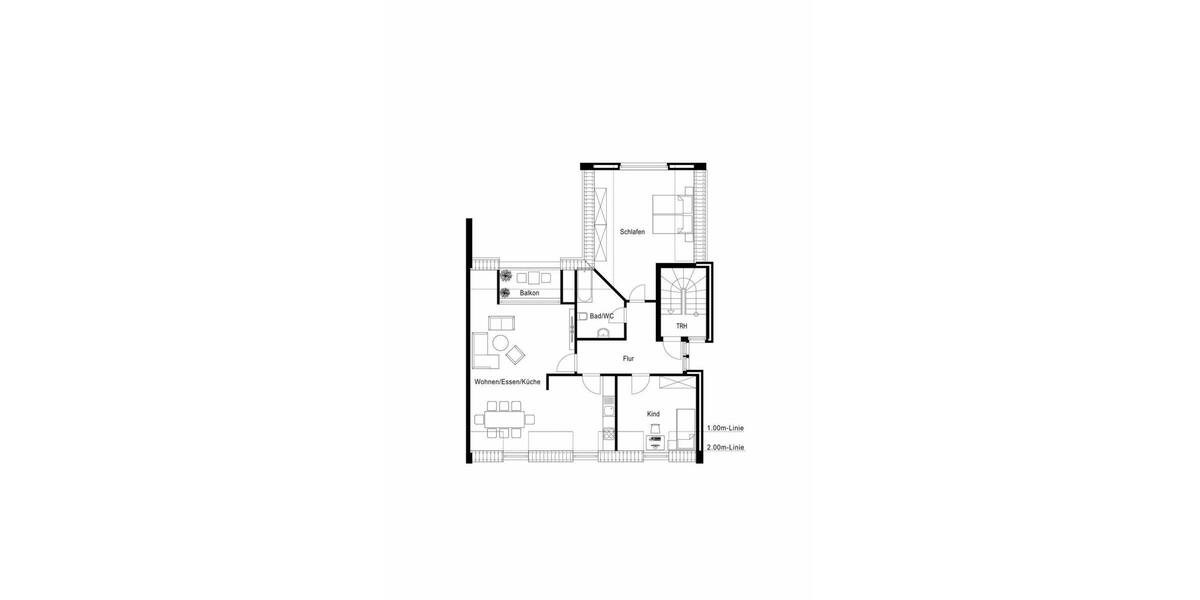 Etagenwohnung Neuss Uedesheim - 3 Zimmer, 94 m&sup2;, 299.000&euro; | Angebot:26657258