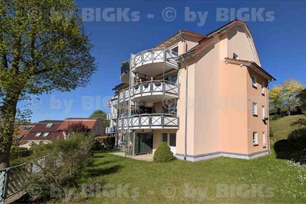 BIGKs: Suhl - Nähe Klinikum: 2 Zimmer-Wohnung mit Einbauküche und Terrasse (-;) - Wohnung Suhl Suhl Heinbergsiedlung | Angebot:26418684