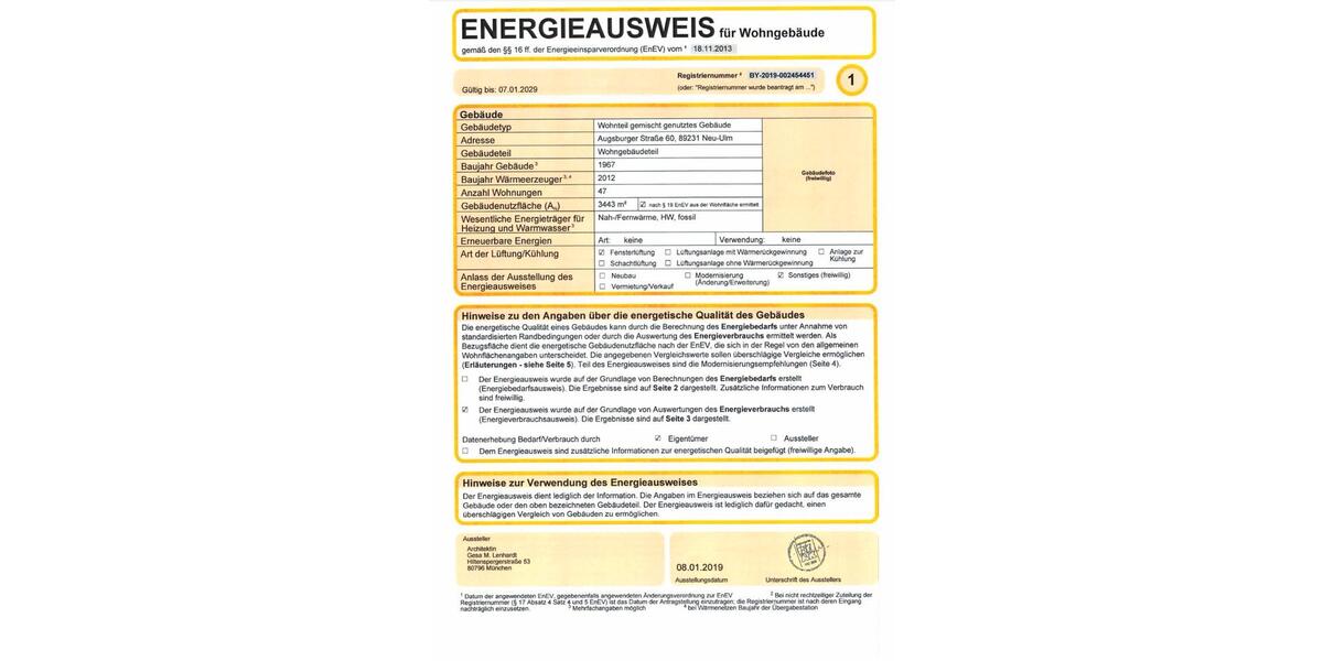 Etagenwohnung Neu-Ulm Ludwigsfeld - 1 Zimmer, 42 m&sup2;, 170.000&euro; | Angebot:26349143