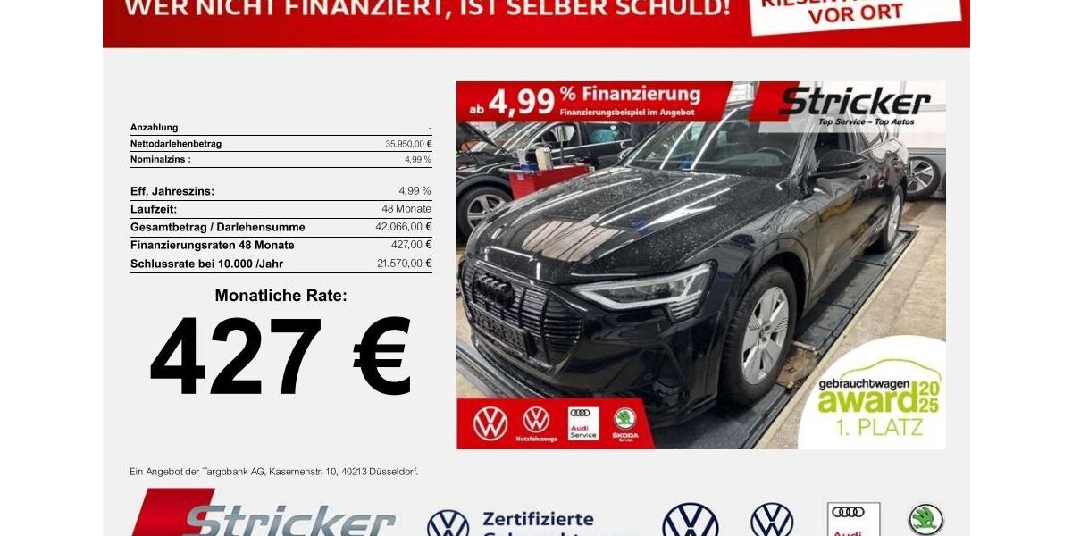 Audi e-tron 25.368 km 35.949 &euro; Detmold 32760