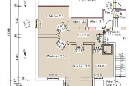 modernisierte 2-Raum-Wohnung 2 zimmer