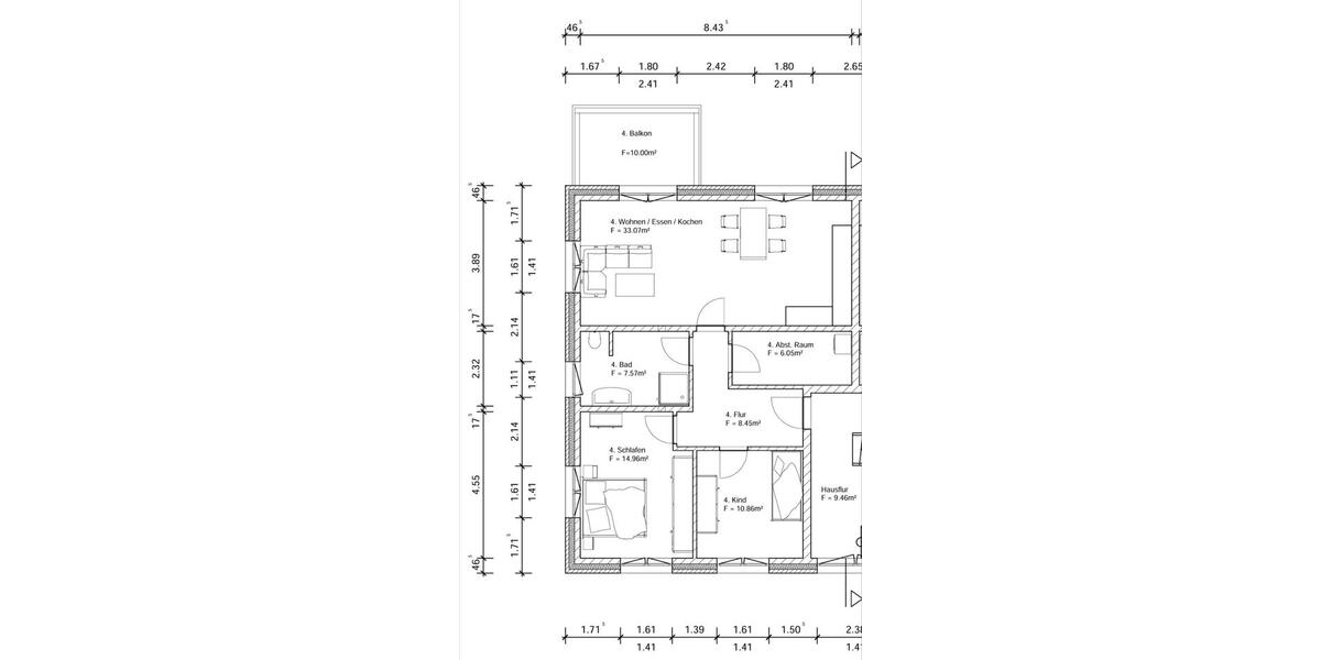 Etagenwohnung Winsen (Aller) - 3 Zimmer, 86 m&sup2;, 1.100&euro; | Angebot:25046254