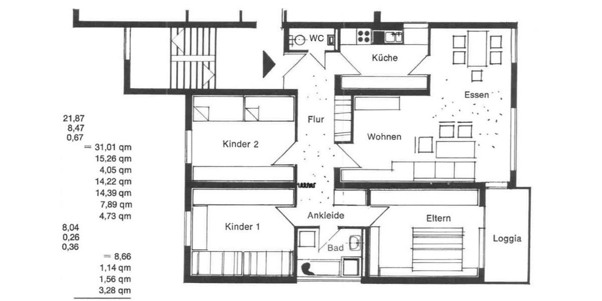 Etagenwohnung Backnang - 4.5 Zimmer, 106 m&sup2;, 350.000&euro; | Angebot:26270871