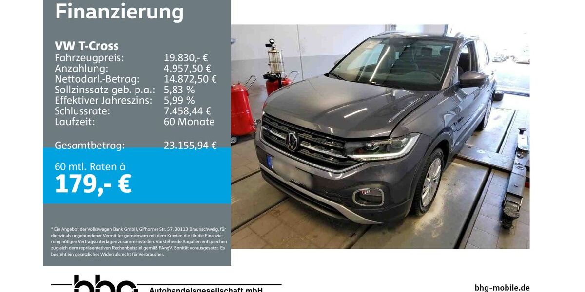 VW T-Cross 43.429 km 19.830 &euro; Rottweil 78628