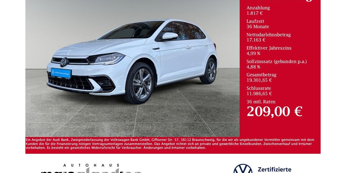 VW Polo 58.140 km 19.480 &euro; Pronsfeld 54597