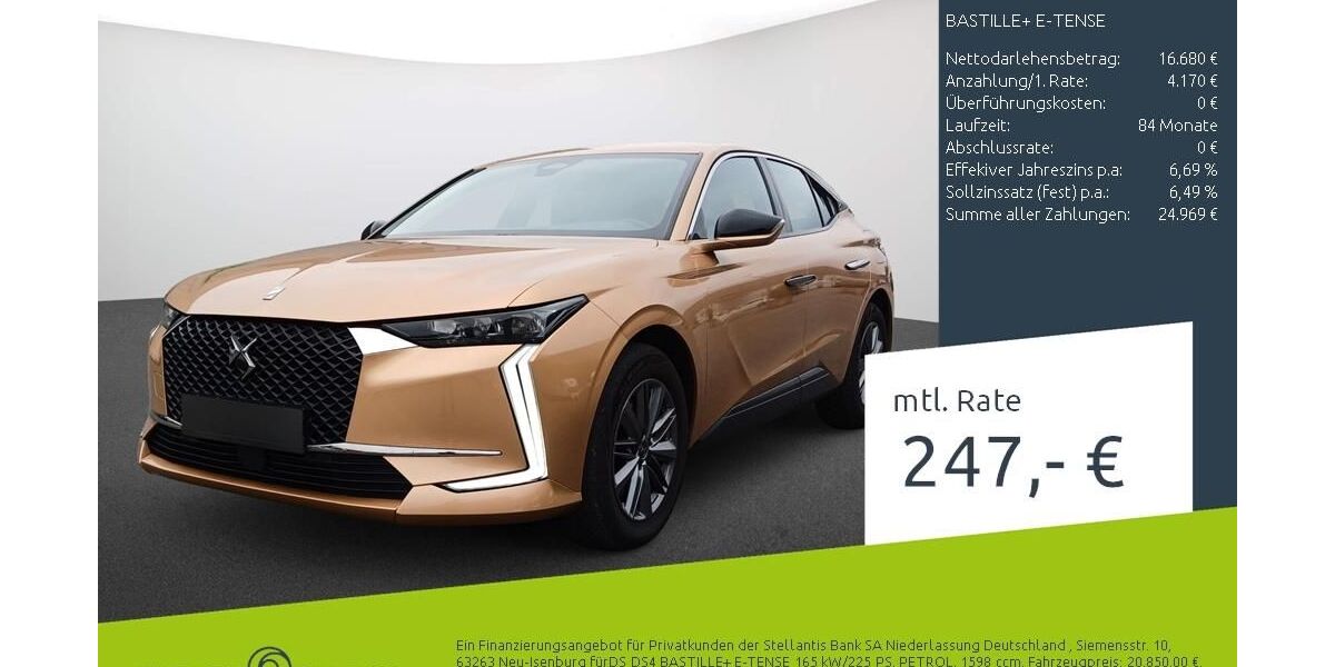 DS Automobiles DS4 50.441 km 20.410 &euro; Borken 46325