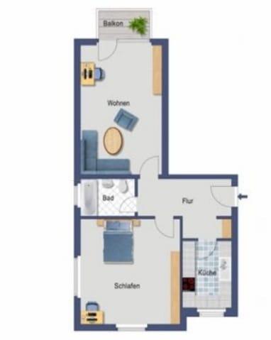 Erdgeschoßwohnung Bad Harzburg - 2 Zimmer, 60 m&sup2;, 75.000&euro; | Angebot:27133224