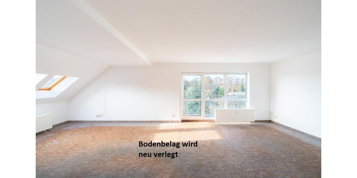 Moderne Dachgeschosswohnung mit sonnigem Westbalkon in zentraler Lage von Pulsnitz 4 zimmer