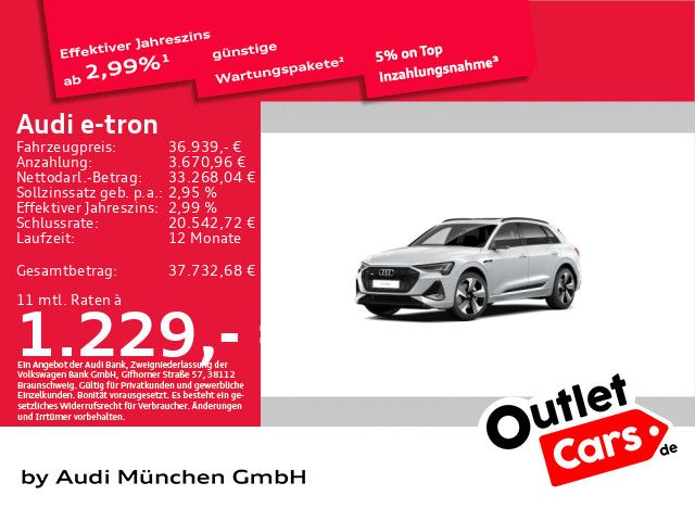 Audi e-tron 72.539 km 36.939 &euro; München 80935