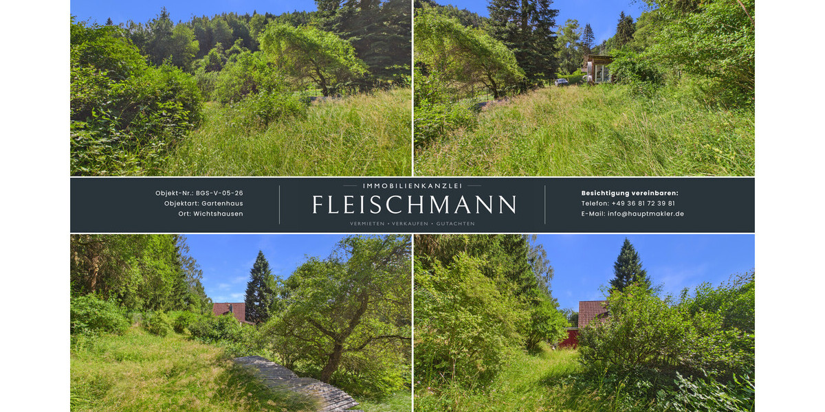 Ihr eigenes Gartenparadies mit festem Haus: Gepflegtes Anwesen in Wichtshausen - Grundstück Suhl Aue 1 | Angebot:26994845