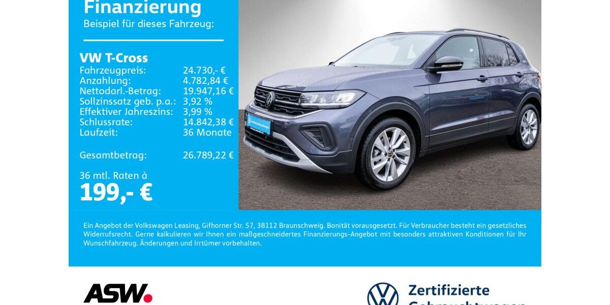 VW T-Cross 23.000 km 24.730 &euro; Bad Rappenau 74906