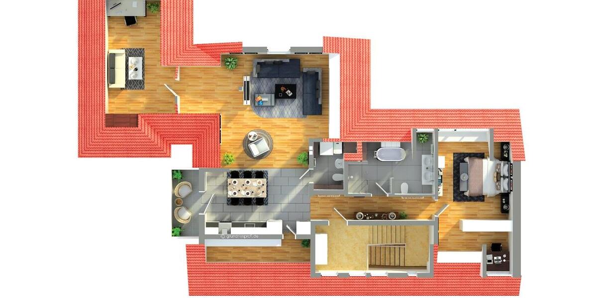 Dachgeschoßwohnung Marburg - 3 Zimmer, 119 m&sup2;, 2.450&euro; | Angebot:25880812