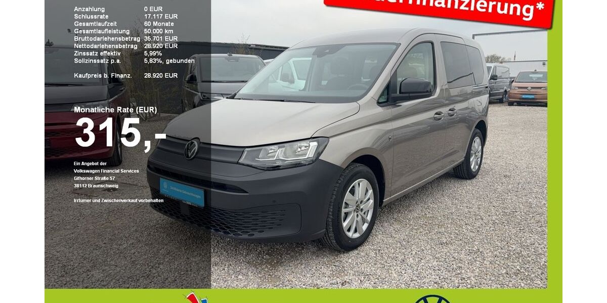 VW Caddy 4.906 km 27.980 &euro; Mainburg 84048