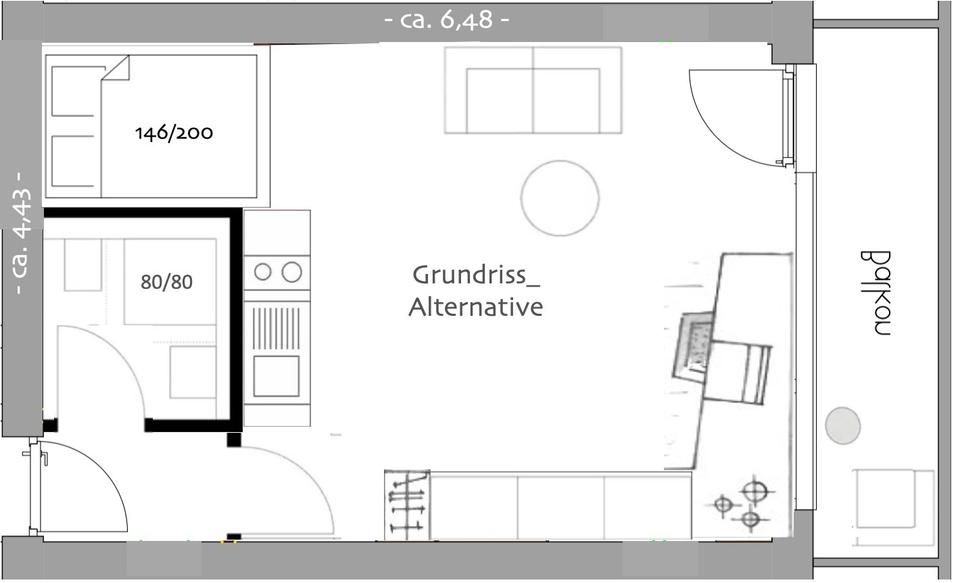Etagenwohnung Höchberg - 1 Zimmer, 31 m&sup2;, 139.000&euro; | Angebot:27013703