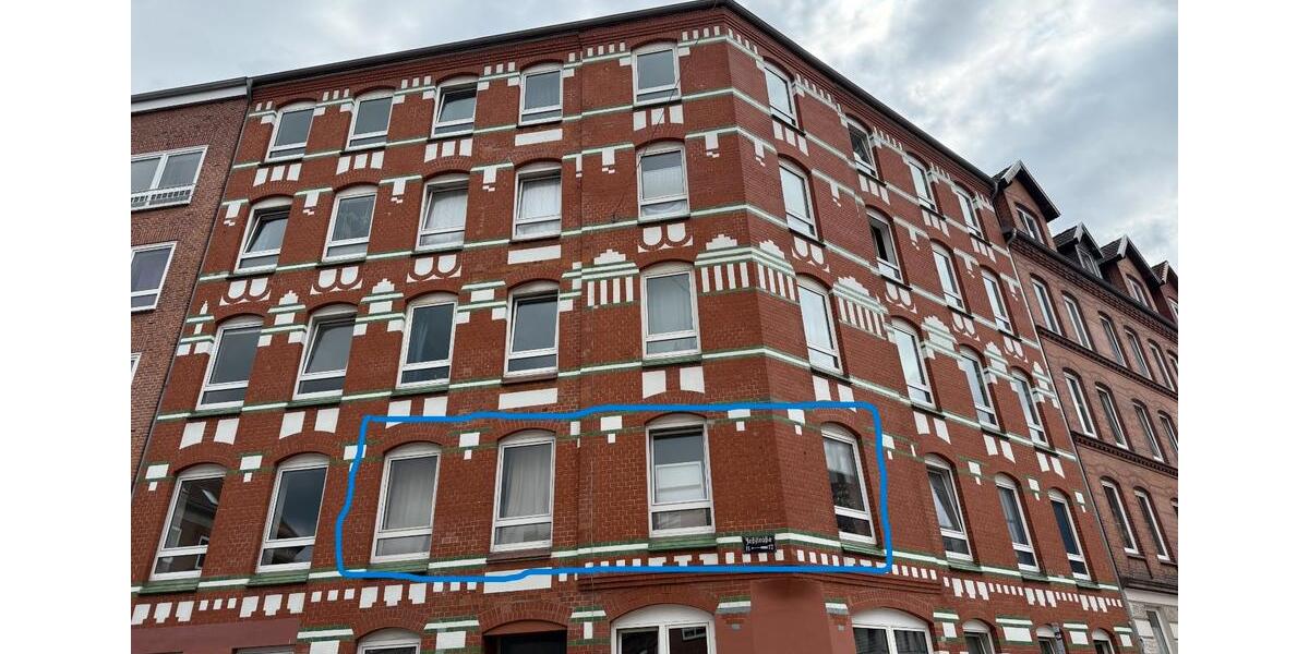 Etagenwohnung Kiel Südfriedhof - 2 Zimmer, 55 m&sup2;, 195.000&euro; | Angebot:27157516
