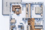 Etagenwohnung Melsbach - 3 Zimmer, 81 m&sup2;, 720&euro; | Angebot:26222116