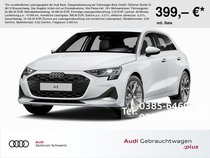 Audi A3 19.100 km 34.990 € Schwerin 19061