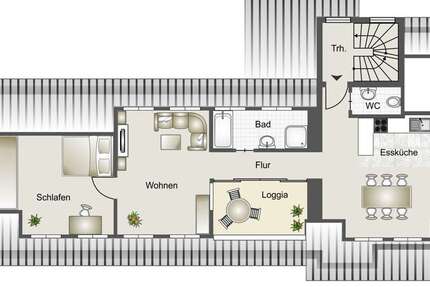 Wohnung zum Kaufen in Pfedelbach Untersteinbach 249.000 € 78 m² 3 zimmer
