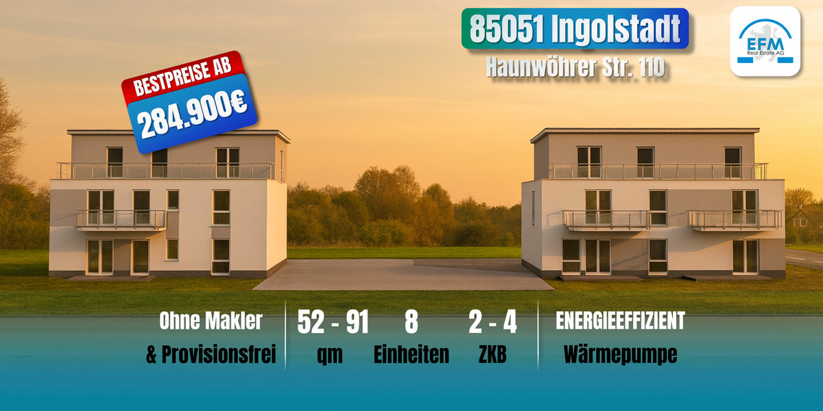 ++BESTPREIS++ NEUBAU 4 ZKB MIET-ENERGIESPAREND mit großem Balkon 4 zimmer