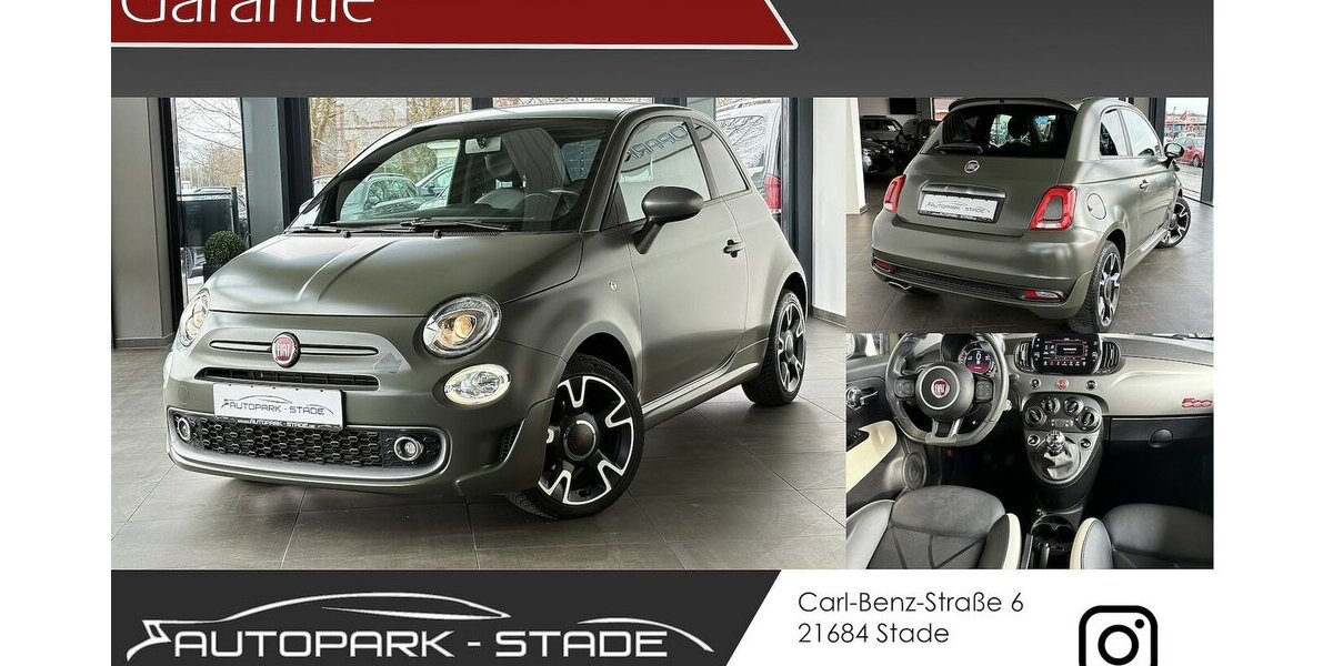 Fiat 500 S Sonderlack Einzelstück Memory City CarPlay 67.000 km 9.999 &euro; Stade 21682