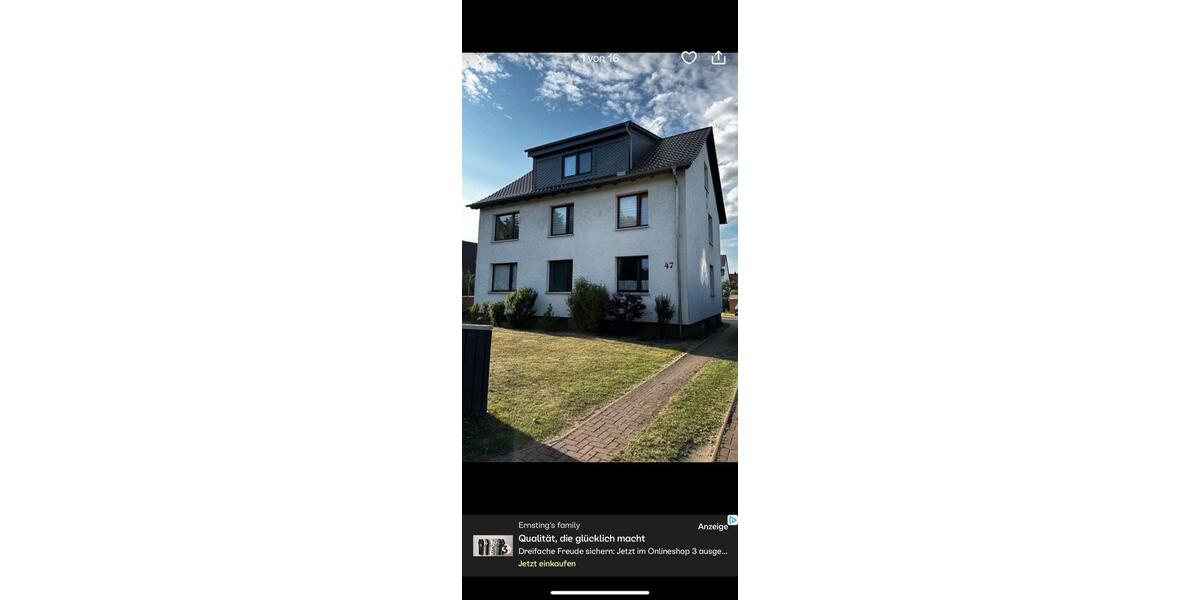 Erdgeschoßwohnung Peine Südstadt - 4 Zimmer, 90 m&sup2;, 1.050&euro; | Angebot:26414938