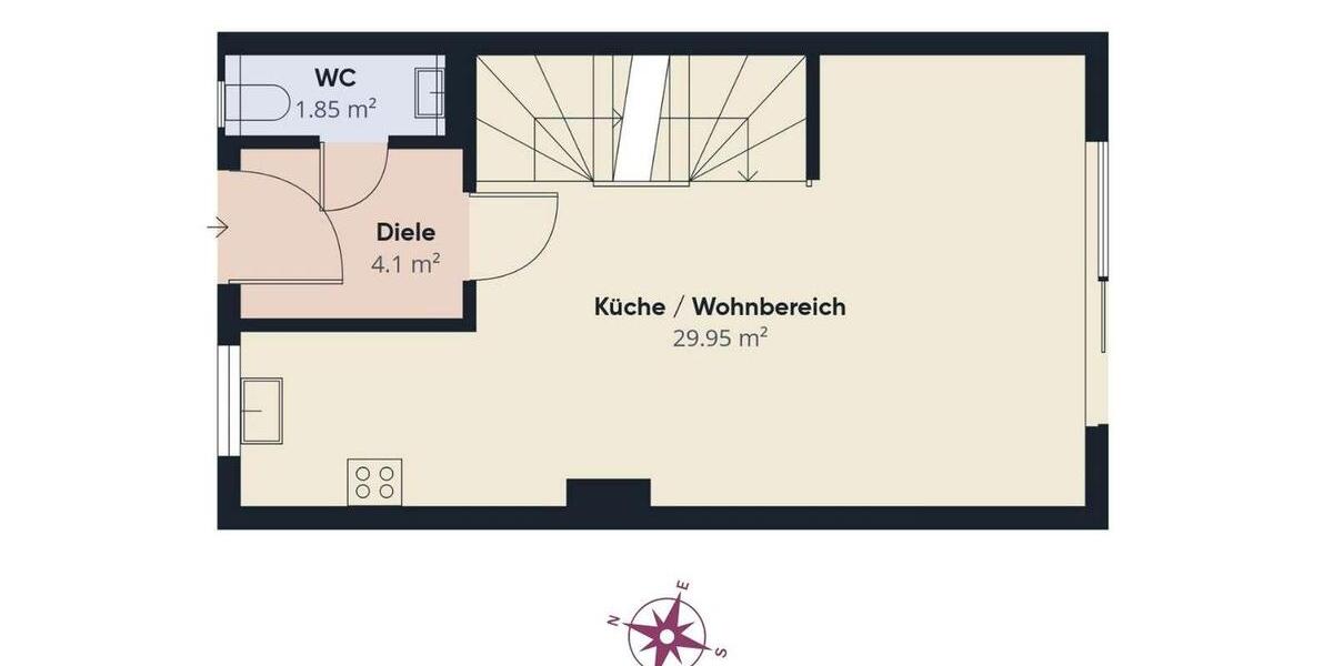 Reihenhaus Regensburg Brandlberg - 4.5 Zimmer, 120 m&sup2;, 1.800&euro; | Angebot:25406123