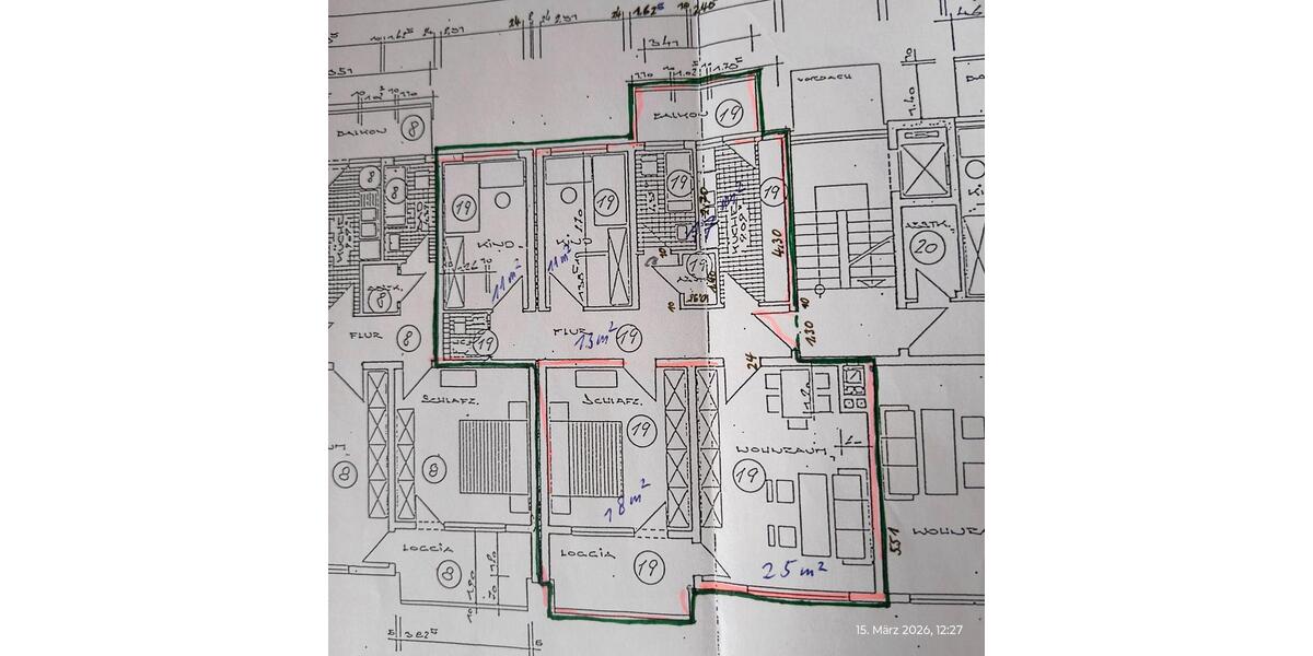 Etagenwohnung Nieder-Olm Olm - 4 Zimmer, 101 m&sup2;, 260.000&euro; | Angebot:25649165