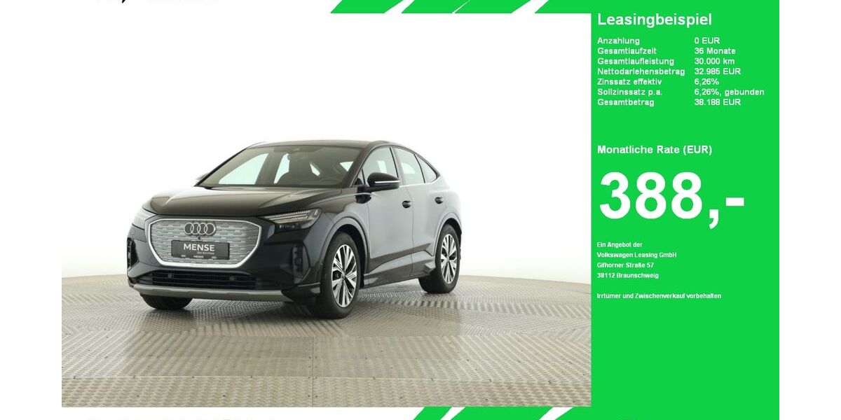 Audi Q4 e-tron 43.374 km 32.985 &euro; Oelde (Stromberg) 59302