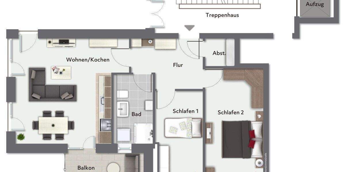 Moderne und Hochwertige 3-Zimmer Wohnung mit Balkon in Bönningstedt 3 zimmer