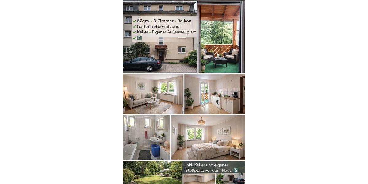 Etagenwohnung Gorxheimertal - 3 Zimmer, 67 m&sup2;, 250.000&euro; | Angebot:24784250